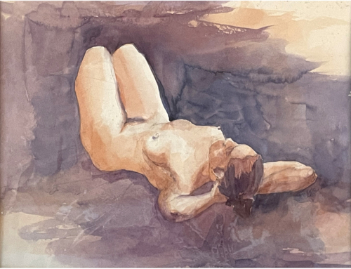 Reclining Nude, by Susan Forbes